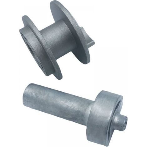 Anneau De Bobine - Barre De Bobine Pour Parasol Déporté - Fixation Latérale Pour Jardin Plage Terrasse - Lot De 2 (1/5)