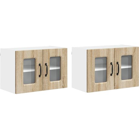 Maison Exclusive - Pannello lavastoviglie Kalmar 2 pcs Rovere Sonoma