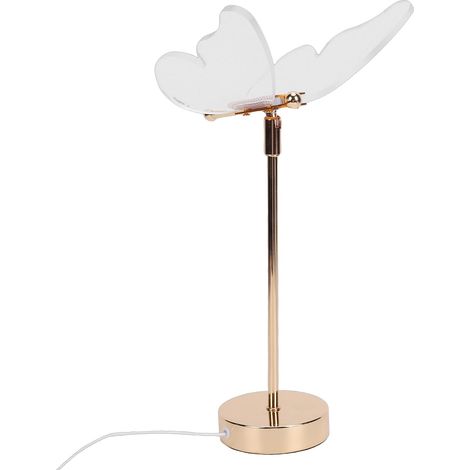 Lampe de Table élégante, Veilleuse de Luxe Décorative Moderne avec Structure Robuste en Alliage D'aluminium de qualité Supérieure pour Chambre à Coucher, Chevet, Dortoir, Lecture (voler) (1/5)