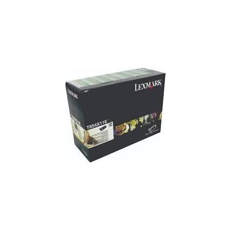 Lexmark T654 Extra High Yield Return Program Print Cartridge cartucho de tóner Original Negro