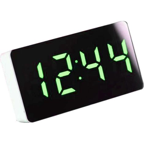 Réveil de voiture à LED, petit et portable, en plastique, adapté aux voitures, aux chambres, aux murs, aux voyages et autres occasions, et respectueux de l'environnement. (1/5)