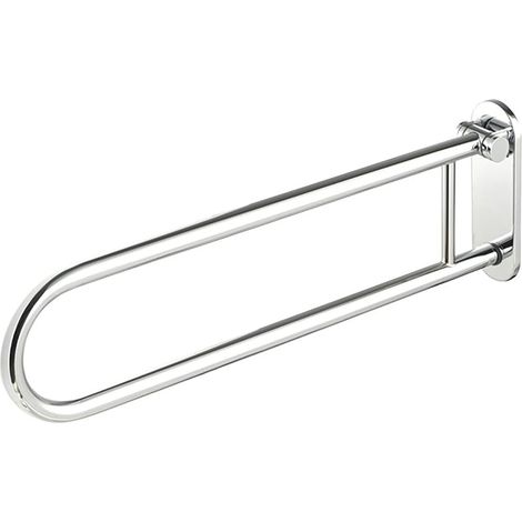 Geesa WC Haltegriff Comfort & Safety - Toilettengriff klappbar 700mm zum Schrauben, verchromt (1/5)