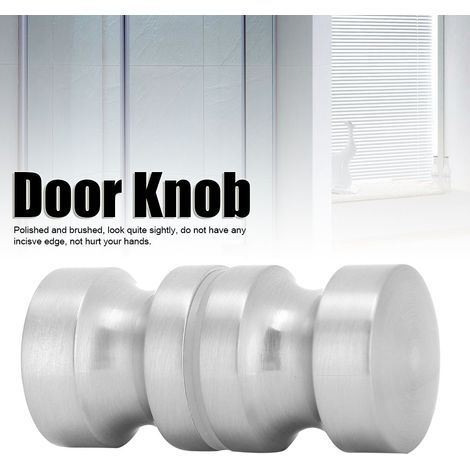 Tirador para puerta de cristal – aleación de aluminio – tirador – para baños, vitrinas y armarios – 1 unidad (1/5)