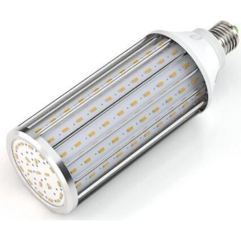 Ampoule LED E27 60W 6000K 5850lm 160X5730Sm, ampoule LED de type maïs, ampoule de conversion haute puissance 550W en aluminium, éclairage public LED, projecteur à 360°