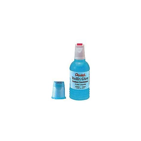 Colle Roll'n Glue - PENTEL - Tube à roulette - 55ml - Synthétique transparente - Vendu à l'unité