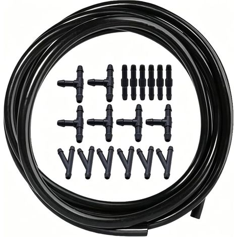 Universal Car Windscreen Hose Kit 2 m with 18 Hose Fittings (1/5)