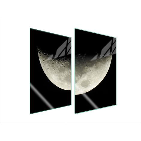 Assiette de protection en verre pour la cuisine 2x35x52 lune (1/5)