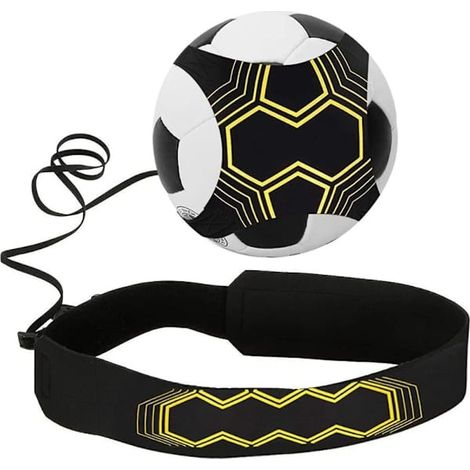 Bande élastique d'entraînement de football - Jaune/Noir, bande de résistance pour l'entraînement sportif (1/5)