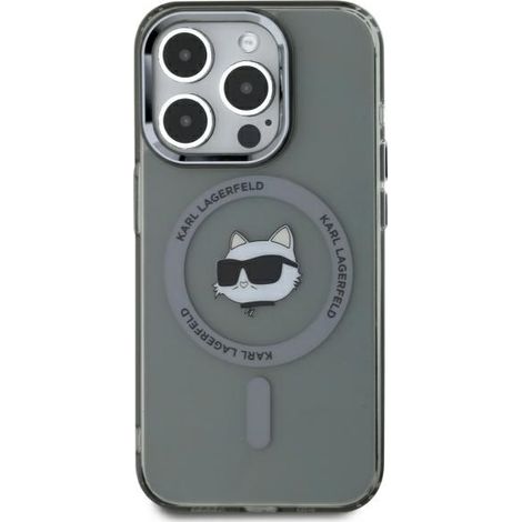 Karl Lagerfeld MagSafe Schwarze iPhone 15 Pro Max Hülle (1/5)