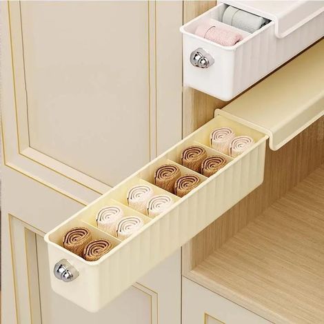 Organizador de almacenamiento de 34,5 x 9,5 x 9 cm – Caja modular para cajones de cocina u oficina (1/5)