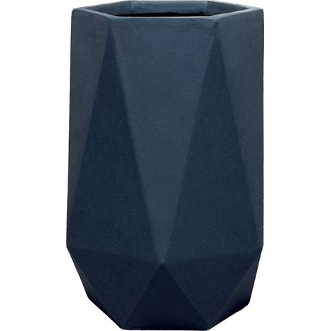 Vaso portapiante preforato PRISMA 32x44cm grigio scuro (1/3)
