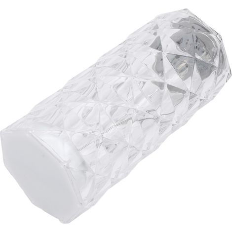 Lampe de chevet Ambiance 3 couleurs tactile, design raffiné, en acrylique rechargeable, idéale pour la chambre à coucher. (1/5)