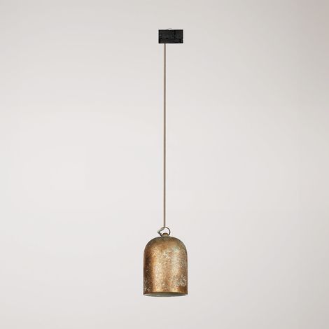 Creative Cables - Lampa wisząca z ceramicznym kloszem w kształcie mini dzwonka - lampa w zestawie