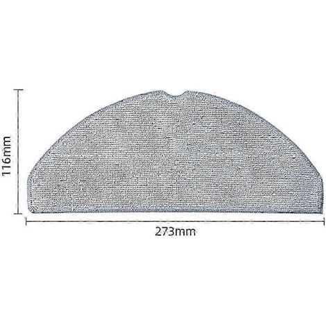 Accessoires pour robot aspirateur et laveur Xiaomi C103/E10/B112, version améliorée 3C : filtre pour brosse latérale, éditions 0702 et 0724 (1/4)