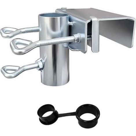 Soporte para sombrilla de balcón, Diámetro interior cilíndrico de 3,8 cm, Imprescindible para tu sombrilla, terraza, balcón, soportes (1/5)