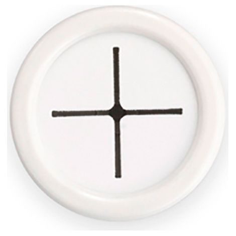 Appendino adesivo tondo bianco per strofinaccio da cucina 2089-2-000 Blister INOFIX (1/2)
