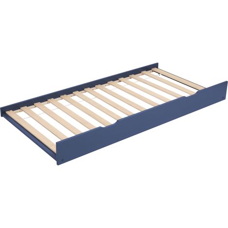 Cajón-cama azul oscuro