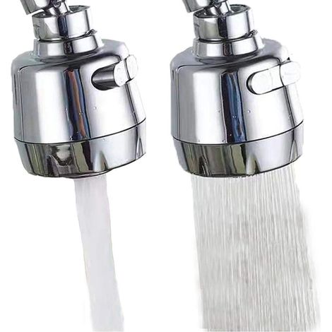 Aérateur de robinet pivotant à 360° pour évier de cuisine ou salle de bain – Embout pulvérisateur orientable,75cm (1/5)
