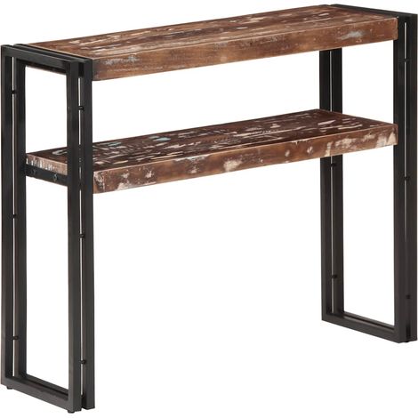 Konsolentisch 90x30x75 cm Altholz Massiv
