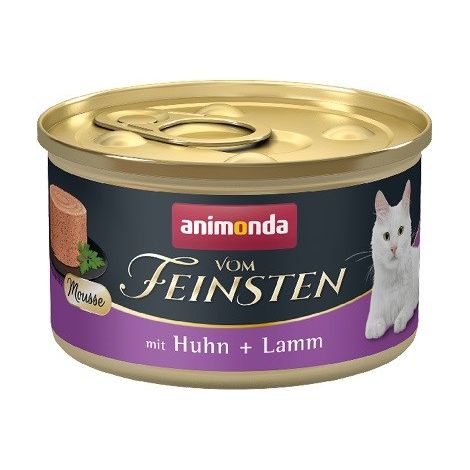 ANIMONDA Vom Feinsten Mousse de Poulet et d'Agneau 85g (1/2)