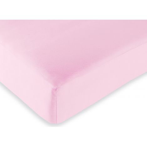 2 Draps housse Pétale 180 x 200 cm - Rose - 180 x 200 cm "King size"