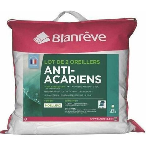 blanreve Triple Protection Kopfkissen Weiß 60x60 cm im 2er Set