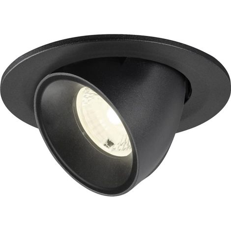 Spot encastré NUMINOS® GIMBLE S intérieur 4000 K 40° IP20 rond noir - SLV - 1009418