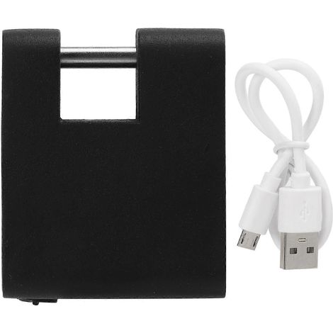 Cadenas intelligent étanche IP65 avec charge USB, empreinte digitale haute précision, joint d'étanchéité supérieur, IA intégrée, usage extérieur, sécurité renforcée, modèle avancé (1/5)