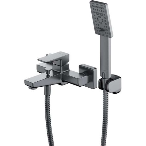 OMNIRES Parma - Miscelatore per vasca da bagno, con accessori, nichel PM7431IN