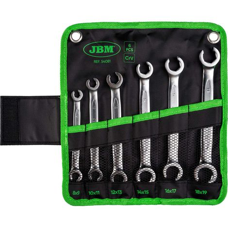 Clé jbm 6-edge open-mouth 6 pans ouverture 5 pièces