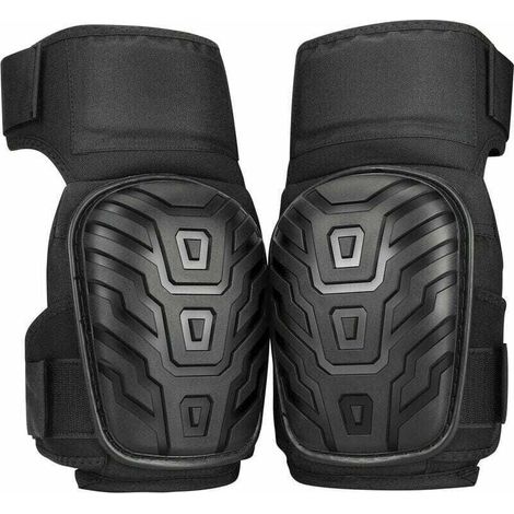 Genouillères Professionnelles,Heavy Duty Genouillères Rembourrage en Mousse avec Coussin en Gel Confortables et Sangles Réglables pour Travailler, Gardning et Construction (1/5)