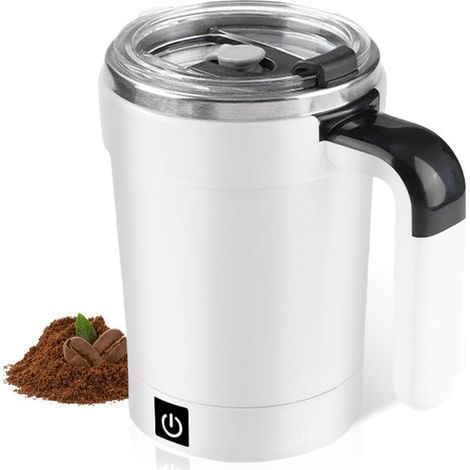 Selbstumrührender Kaffeebecher – magnetisch, USB-aufladbar, für Tee und Kaffee (1/5)