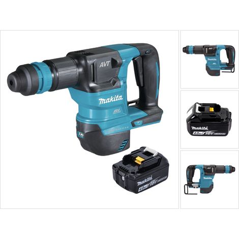Martello scalpellatore a batteria Makita DHK 180 M1 18 V 3,1 J SDS Plus Brushless + 1x batteria 4,0 Ah - senza caricabatteria
