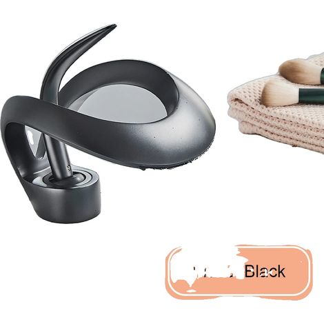 Robinet de lavabo, Monocommande, Design contemporain, Noir Mat (1/2)