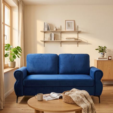 FX-P21EU-BU (SOFA 5180-30)-Kompaktes Wohnzimmer-Sofa mit hoher Tragkraft – stabil, langlebig & funktional