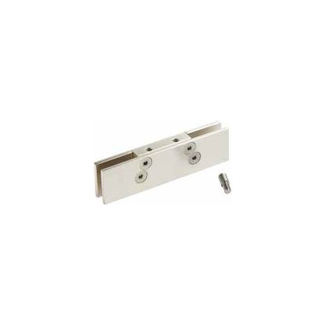Penture supérieure inox poli 165mm – Pour verre trempé 10mm – Esthétique moderne – SX0101IP (1/4)