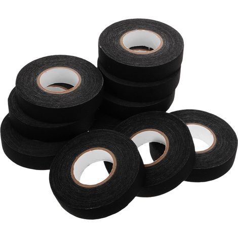 Lot de 10 rubans isolants en tissu noir résistant à la chaleur pour (1/5)