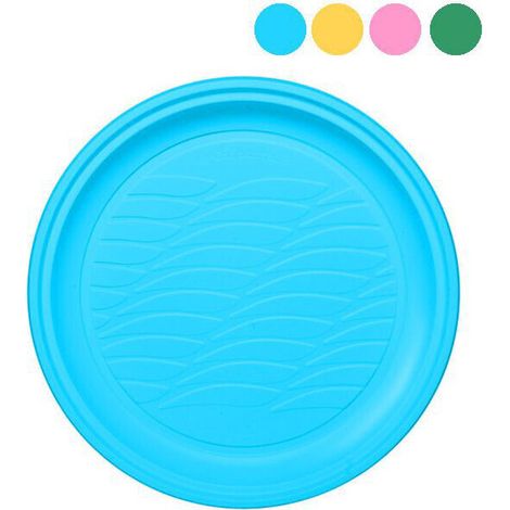 Plato plano amarillo Pz 20 Natural Bibo