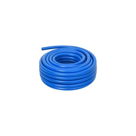 Manguera de aire Crezuo de PVC azul de 10 m y 0,7" (0,7" 10 m) (1/4)