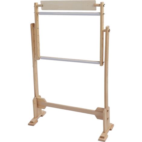 Support de broderie en bois réglable, support pour cadre à point de croix, support de cadre à broder rotatif à 360 degrés (1/5)