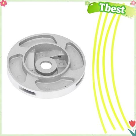 Tbest tête de gazon Tête de à 4 Lignes, Tête de de Rechange en Alliage d'aluminium, -herbe à Faible bricolage materiel (1/5)