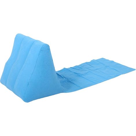 Inflatable Beach Chair for Outdoor Camping Trips Adjustable Reclining Design, Flocked PVC Base Lounge Chair, 330 lb Capacity for Beach Lovers (1/5)