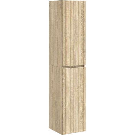 vidaXL Wall-mounted Bathroom Cabinet Sonoma Oak 33 x 34.5 x 160 cm