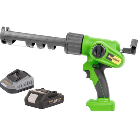 Pistola de cartuchos con batería Procraft PC20bb 20 V 2000 N 280 - 310 ml + 1 batería de 2,0 Ah + cargador (1/5)