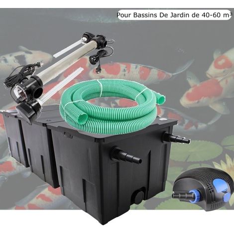 Kit Filtration UV 110 W, Acier Inoxydable, Bassin de Jardin: 40-60 m³ (1/5)