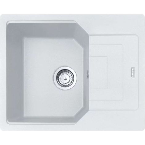 Franke Urban - Lavello in fragranite UBG 611-62, 62x50 cm, bianco ghiaccio 114.0700.095