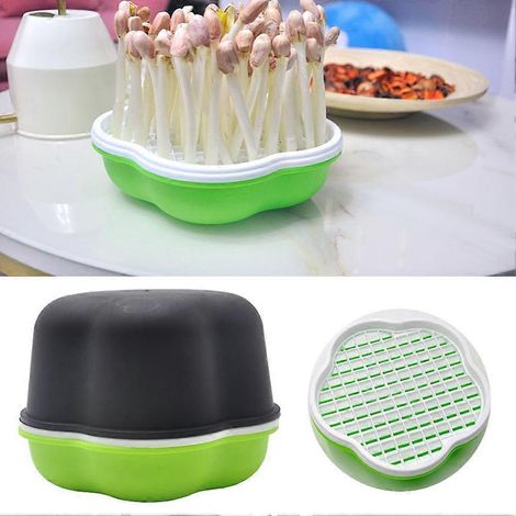Plateau de germination portable pour plantes, résistant à l'humidité, en plastique, pour la plantation et la germination des graines. (1/2)