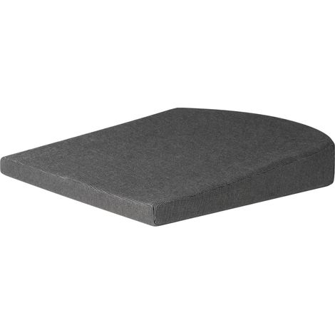 Sitzkeil Joel, Auto-Keilkissen, Sitzkissen für Auto, Büro 37x33 cm schwarz (1/5)