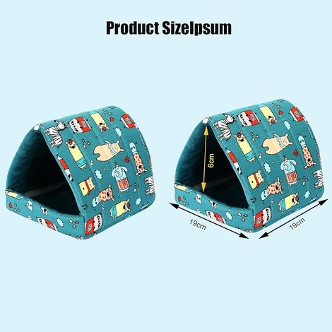 Couchages pour petits animaux nids pour hamsters, maisons,cachettes, grottes, cages pour cochons d'Inde, abris pour petits animaux, hamacs pour cochons d'Inde。