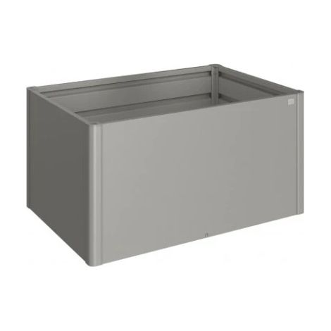 aiuola rialzata da esterno grigio quarzo metallizzato, misura 1,5x1 - biohort